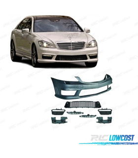 PARE CHOCS FRONTAL MERCEDES W221 05-12 LOOK AMG S65