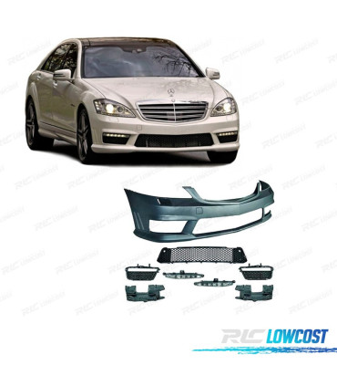 PARE CHOCS FRONTAL MERCEDES W221 05-12 LOOK AMG S65