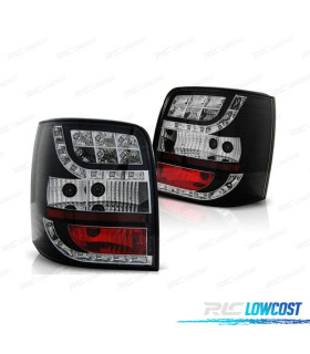 FEUX ARRIÈRE POUR VOLKSWAGEN VW PASSAT B5 96-00 LED FOND NOIR