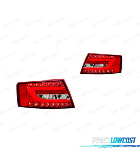 FEUX ARRIÈRE AUDI A6 04-08 LED ROUGE BLANC