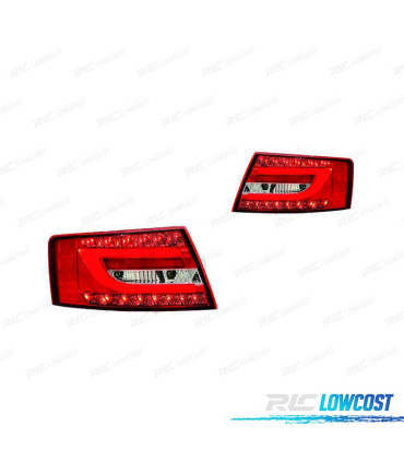 FEUX ARRIÈRE AUDI A6 04-08 LED ROUGE BLANC