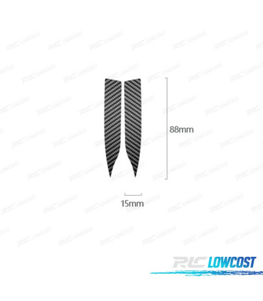 PROTECTEUR DE MIROIR LOOK CARBONE