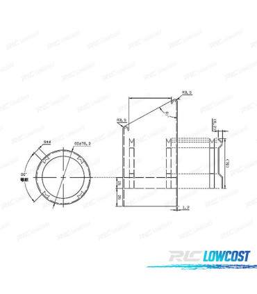 EMBOUT D'ÉCHAPPEMENT M PERFORMANCE ANTRANCITE FUMÉ