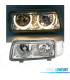 PHARES VOLKSWAGEN VW PASSAT 93-96 ANGEL EYES FOND CHROMÉ H7