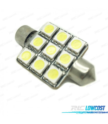 AMPOULE LED C5W FESTOON 36-39MM 400LM