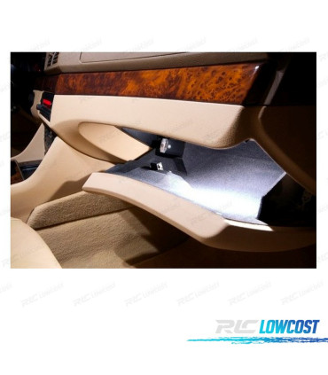 ÉCLAIRAGE LED BOÎTE GANTS BMW