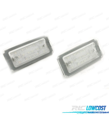 ÉCLAIRAGE PLAQUE D´IMMATRICULATION POUR FIAT 500 ET 500C 07-16 LED