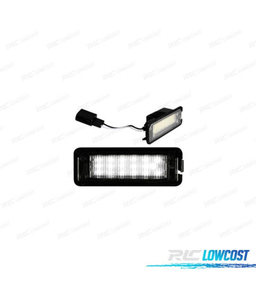 ÉCLAIRAGE PLAQUE D´IMMATRICULATION LED POUR VOLKSWAGEN VW GOLF VI 08-12