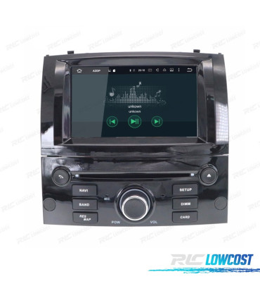 AUTORADIO GPS ANDROID 11 POUR PEUGEOT 407 04–10