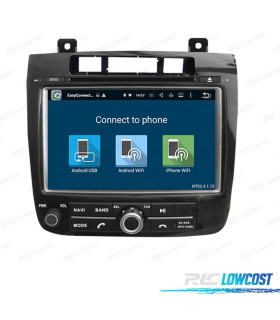 AUTORADIO DVD GPS ANDROID 10 POUR VOLKSWAGEN VW TOUAREG 2010-