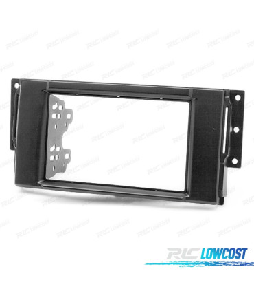 FACADE AUTORADIO 2-DIN NOIR POUR LAND ROVER FREELANDER DISCOVERY RANGE ROVER