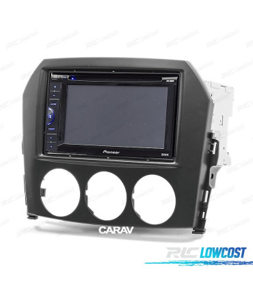 FACADE AUTORADIO 2-DIN NOIR POUR MAZDA MX-5 MIATA