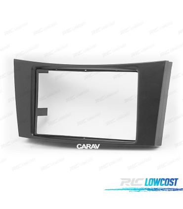 FACADE AUTORADIO NOIR 2 DIN POUR MERCEDES CLASSE E CLASSE CLS