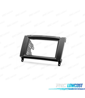 FACADE AUTORADIO 2 DIN NOIR POUR MERCEDES CLASSE A CLASSE B VITO VIANO