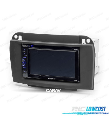 FACADE AURORADIO 2 DIN NOIR MERCEDES W220 CLASE S
