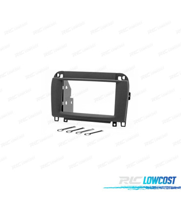 FACADE AURORADIO 2 DIN NOIR MERCEDES W220 CLASE S