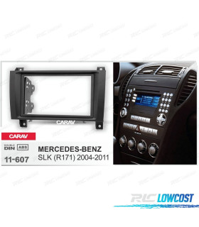 FACADE AUTORADIO NOIR 2 DIN MERCEDES CLASSE SLK R171