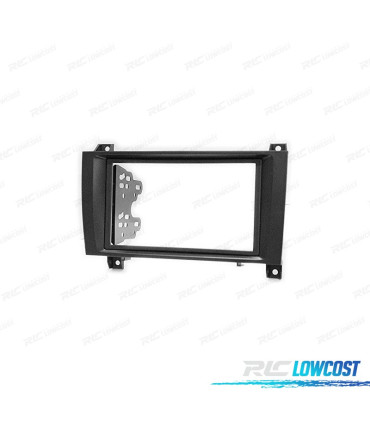 FACADE AUTORADIO NOIR 2 DIN POUR MERCEDES CLASSE SLK