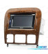 FACADE AUTORADIO 2 DIN BOIS BRILLANT POUR MERCEDES CLASSE S