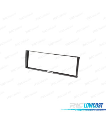 FACADE AUTORADIO 1DIN NOIR POUR RENAULT CLIO MODUS MEGANE SCENIC