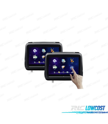 APPUIE TÊTE AVEC DVD, HDMI LCD 10.1 1080P TOUCH