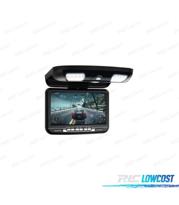 ÉCRAN DE TOIT XTRONS 9" AVEC DVD ET JEUX