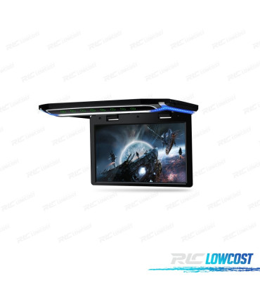 ÉCRAN DE TOIT HD 10.1" HDMI 1080P USB SD ET ÉCLAIRAGE