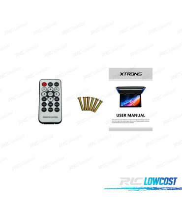 ÉCRAN DE TOIT ULTRA FIN 15,6" AVEC ÉCLAIRAGE LED HDMI 1080P USB ET SD