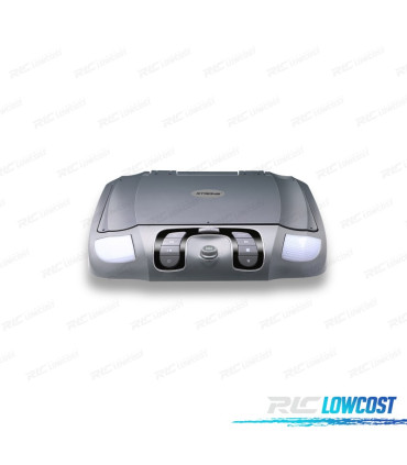 ÉCRAN DE TOIT GRIS 15,6" AVEC DVD HAUT-PARLEURS ÉCLAIRAGE ET JEUX 32BIT