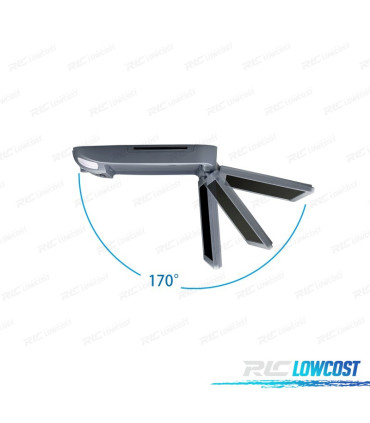 ÉCRAN DE TOIT GRIS 15,6" AVEC DVD HAUT-PARLEURS ÉCLAIRAGE ET JEUX 32BIT