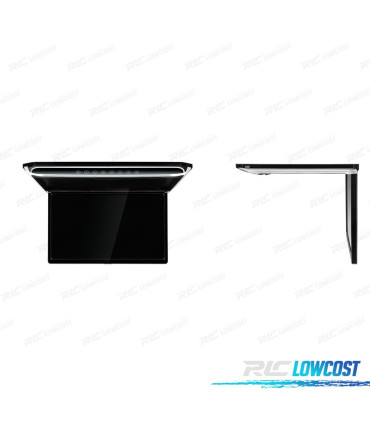 ECRAN DE TOIT DE VOITURE 17.3" ULTRA FIN AVEC LUMIÈRE LED HDMI 1080P USB ET SD.