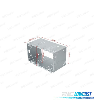 MARCO PARA INSTALACIÓN RADIO DVD 2DIN CON MARCO