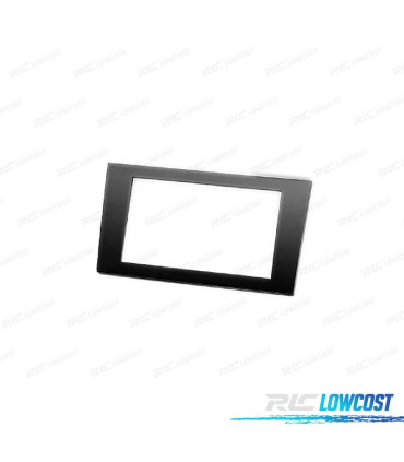 FACADE AUTORADIO 2 DIN NOIR POUR AUDI A4 ET SEAT EXEO