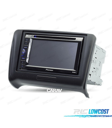 FACADE AUTORADIO 2 DIN NOIR POUR AUDI TT
