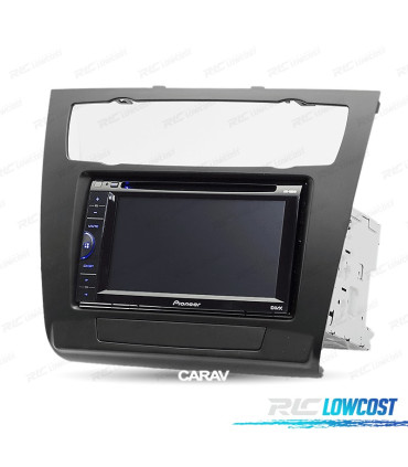 FACADE AUTORADIO 2 DIN NOIR POUR BMW SÉRIE 1 E81 E82 E87 E88