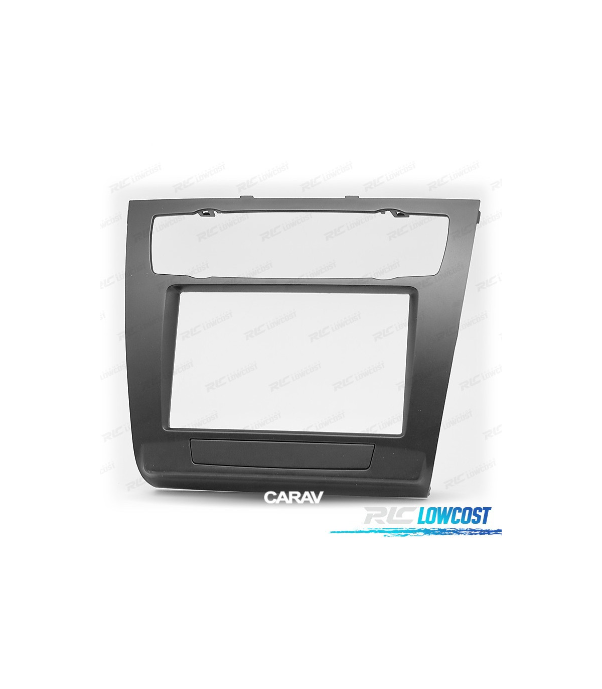 Façade D'autoradio 2 DIN Pour BMW Série 3 E46 (1998-2005) - Cadre D'encastrement Noir - Pour Installation Radio Après-vente