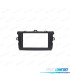 FACADE AUTORADIO 2-DIN NOIR POUR TOYOTA COROLLA 07-13