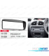 FACADE AUTORADIO 1-DIN NOIR POUR PEUGEOT 206 98-07