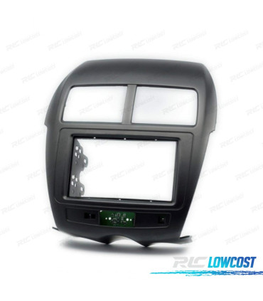 FACADE AUTORADIO AVEC PCB 2-DIN POUR CITROEN C4 MITSUBISHI ASX RVR OUTLANDER SPORT PEUGEOT 4008