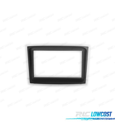 FACADE AUTORADIO 2-DIN NOIR POUR FIAT DOBLO 15-
