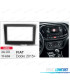 FACADE AUTORADIO 2-DIN NOIR POUR FIAT DOBLO 15-