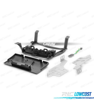 FACADE AUTORADIO 2-DIN NOIR POUR OPEL ZAFIRA 11-16