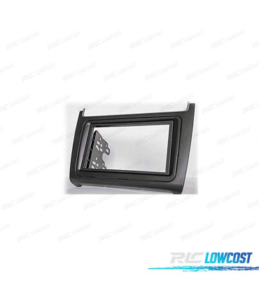 FACADE ADAPTATEUR NOIR COMPLET RADIO 2-DIN POUR VOLKSWAGEN VW POLO 14+