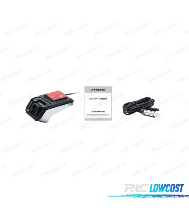 DASH CAM DVR HD 1080P RÉTROVISEUR