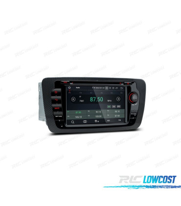 AUTORADIO GPS LCD TACTILE 7" CANBUS POUR SEAT IBIZA 6J MK4 ANDROID 12 CARPLAY