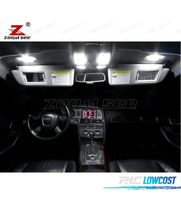 KIT 20 AMPOULES LED INTÉRIEUR AUDI A6 S6 RS6 C6 AVANT 05-11