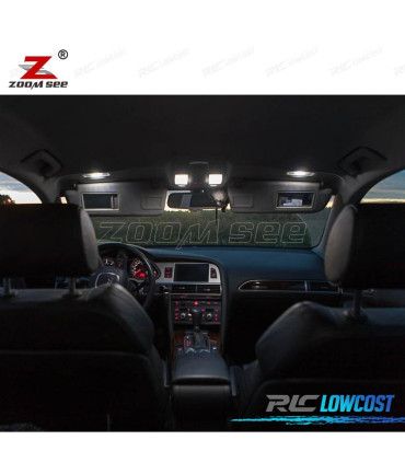 KIT 20 AMPOULES LED INTÉRIEUR AUDI A6 S6 RS6 C6 AVANT 05-11