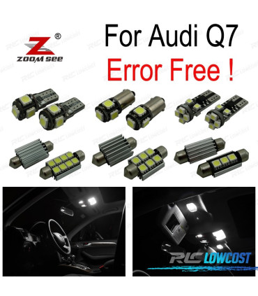 KIT 24 AMPOULES LED INTÉRIEUR POUR AUDI Q7 4LS-LINE 05 -14