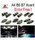 KIT 23 AMPOULES LED INTÉRIEUR AUDI A4 S4 RS4 B6 B7 QUATTRO AVANT 02-08