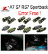 KIT 18 AMPOULES LED INTÉRIEUR POUR AUDI A7 S7 RS7 SPORTBACK 2012-